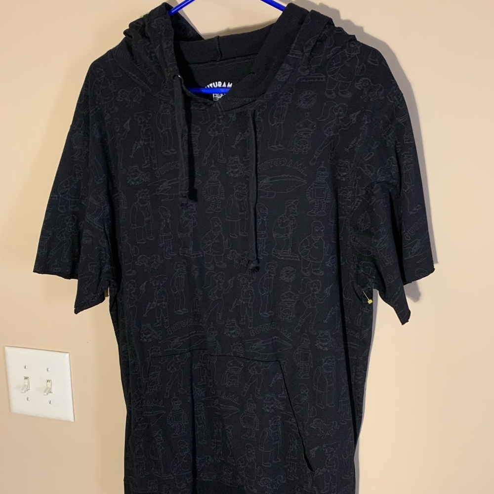 Futurama Themed Hooded T-Shirt